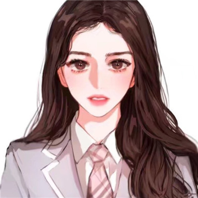 头像女手绘温柔 图片 1