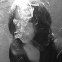 日系女漫头像黑白 图片 3