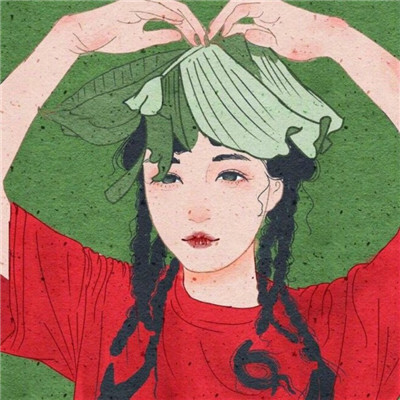 小清新手绘头像女 图片 3
