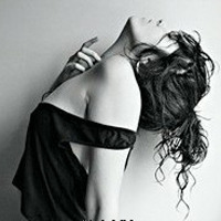 黑白日漫女头像 图片 3